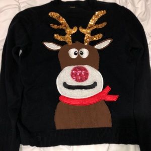 Rudolph ugly Christmas sweater